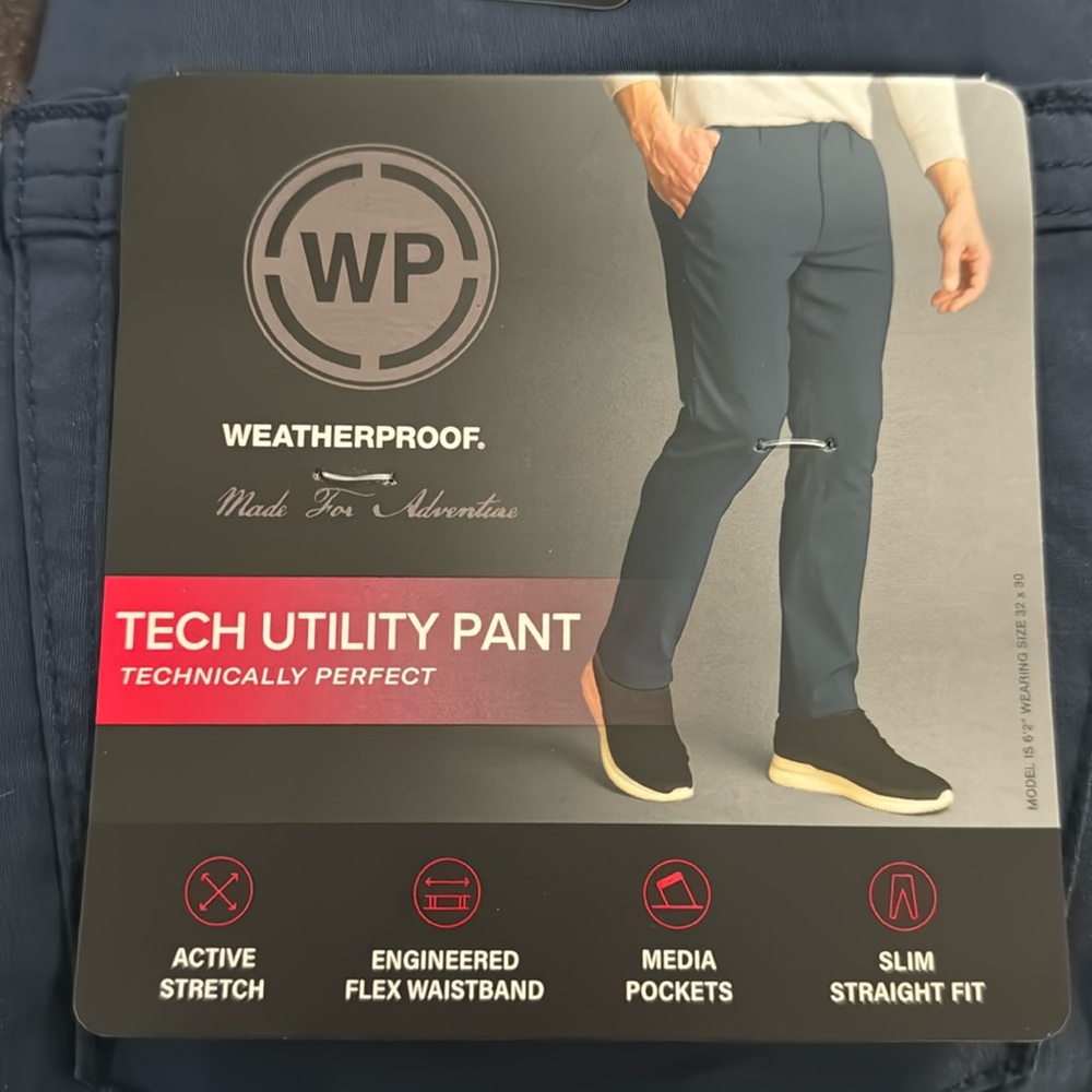 Weatherproof mood, indigo pants 32W x 30L